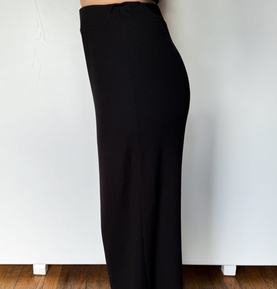 Black pants on a white background