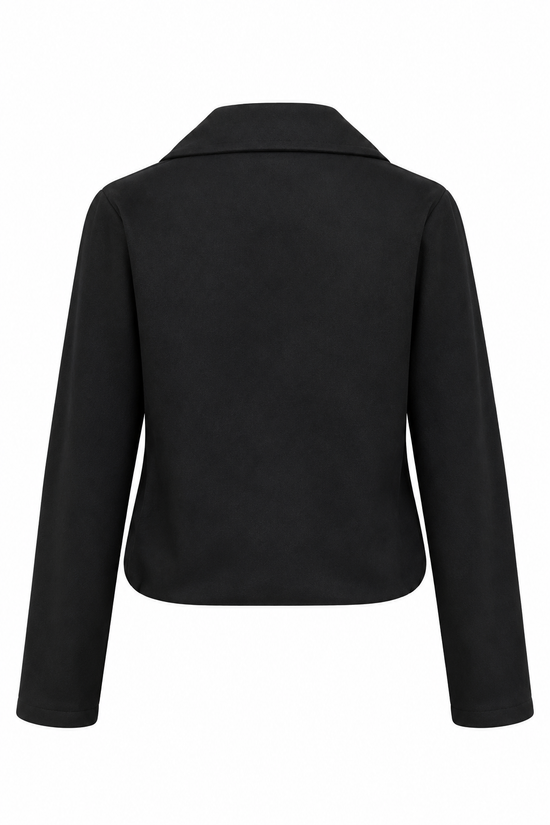 Suede Jacket — Women's Faux Suede Jacket