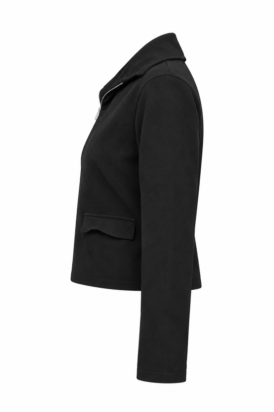 Suede Jacket — Women's Faux Suede Jacket